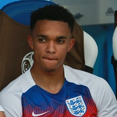 Trent Alexander-Arnold in an England shirt