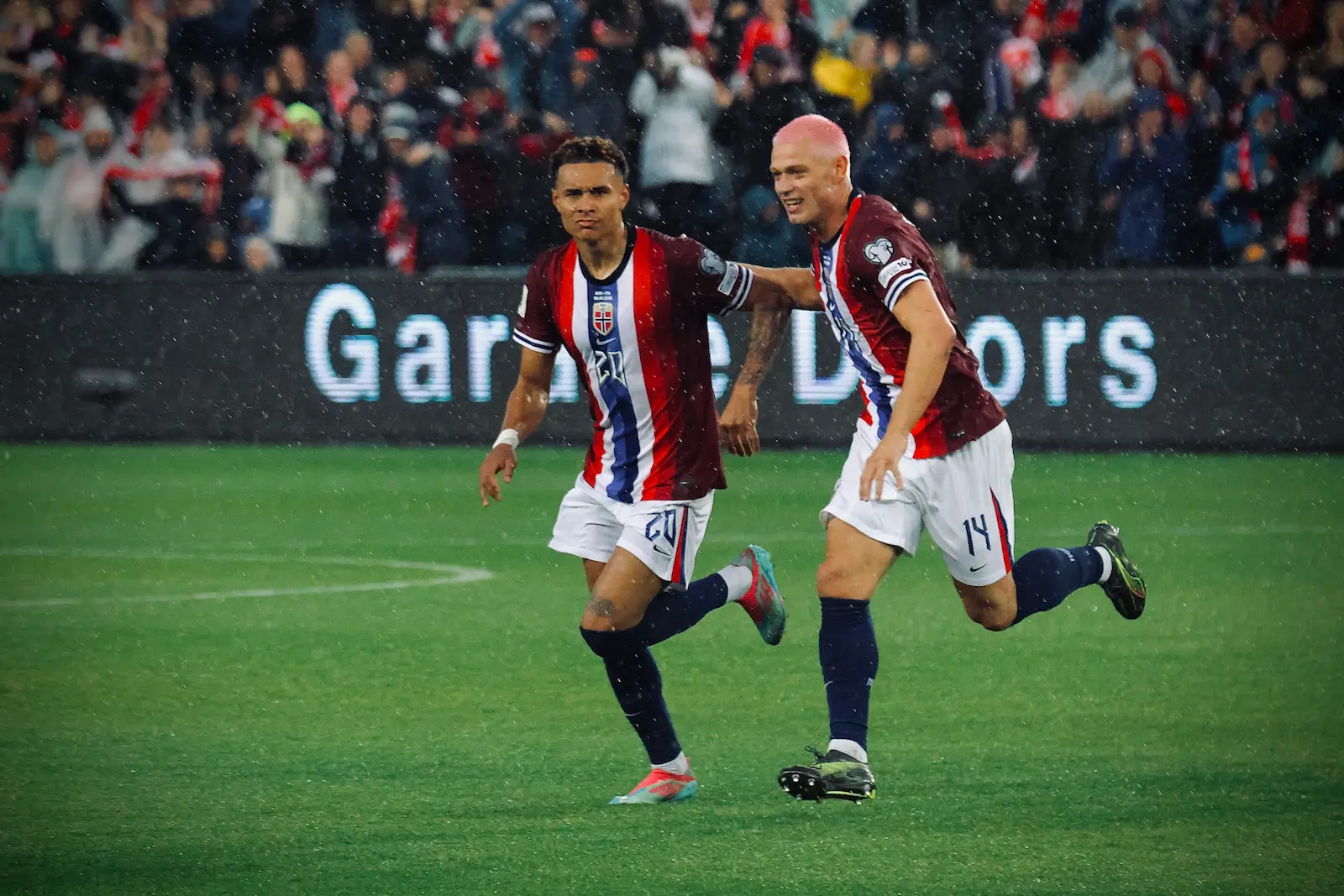 Julian Ryerson in action for Norway